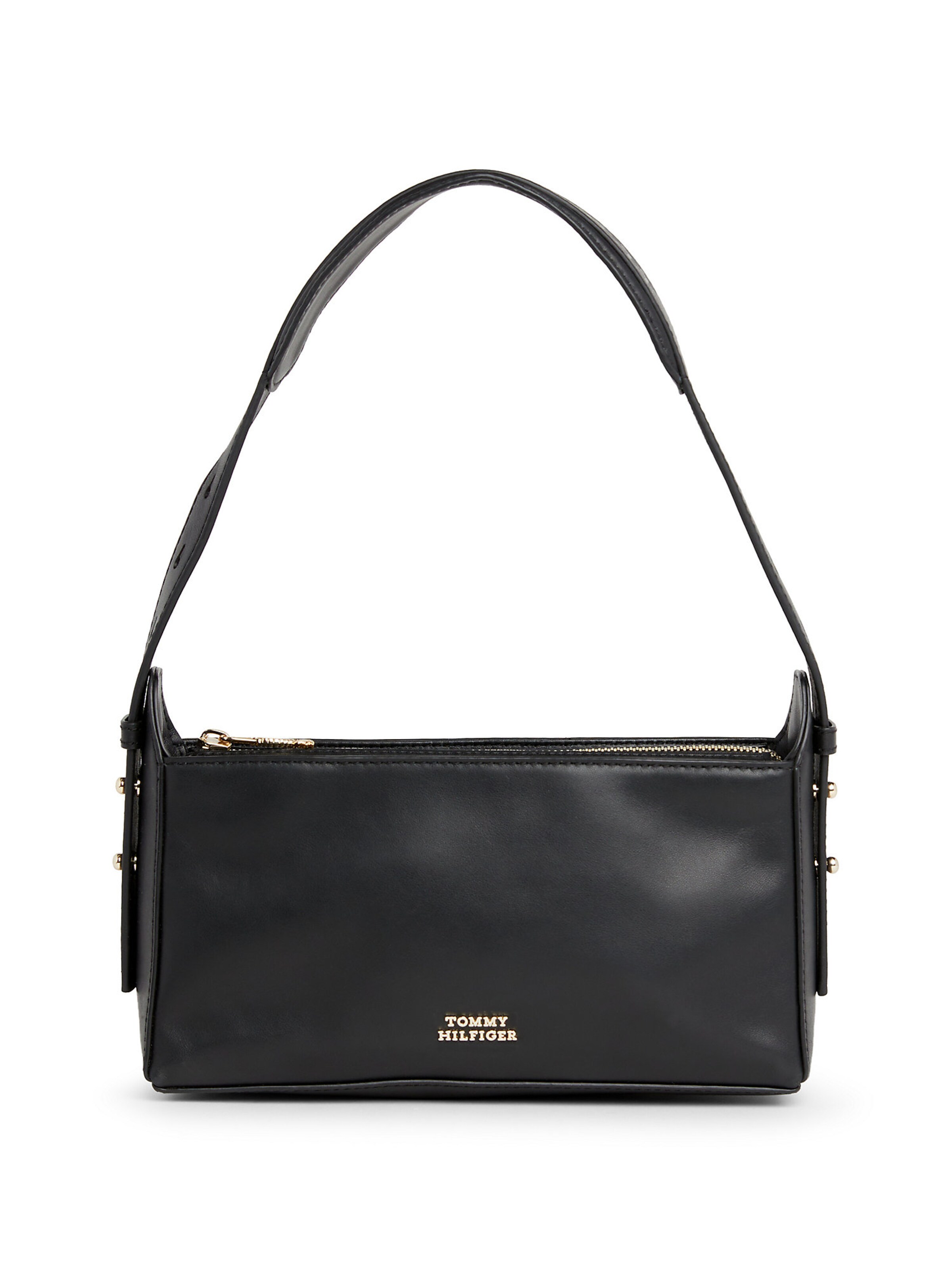 TOMMY HILFIGER Schultertasche in Schwarz: Vorderseite