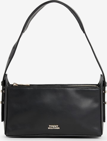 TOMMY HILFIGER Shoulder Bag in Black: front