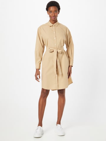 Robe-chemise GAP en beige : devant