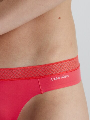 Calvin Klein Underwear Thong in Red