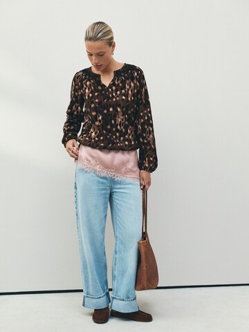 Next Bluse i brun
