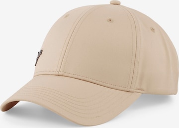 Cappello da baseball di PUMA in beige: frontale