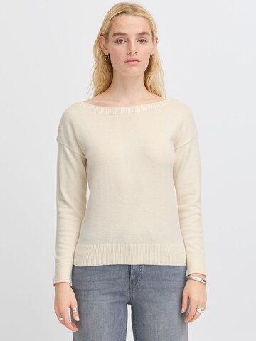 ICHI Sweater in Beige