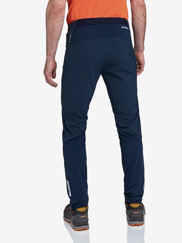 Schöffel Slimfit Spodnie outdoor 'Hestad' w kolorze niebieski