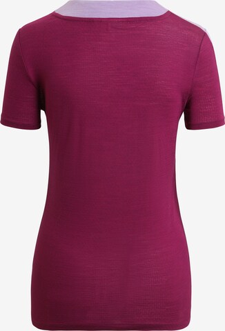 ICEBREAKER - Camisa funcionais 'ZoneKnit' em roxo