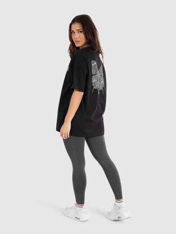 Smilodox Oversized shirt 'Payton' in Zwart