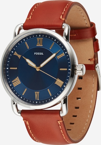 FOSSIL Analog klocka 'COPELAND' i brun: framsida