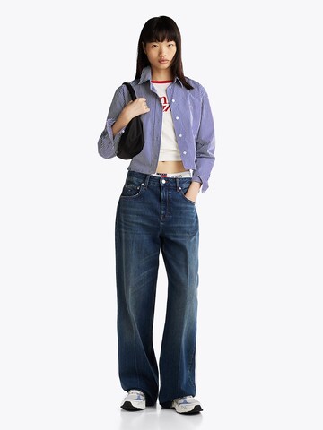 Tommy Jeans Bluse in Lila