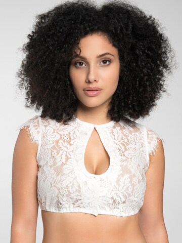 SPIETH & WENSKY Traditional blouse in White: front