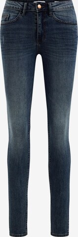 WE Fashion Skinny Jeans i blå: forside