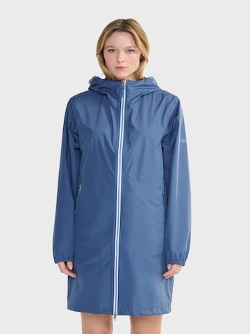 AIGLE Functionele jas 'Rainpack 90' in Blauw: voorkant