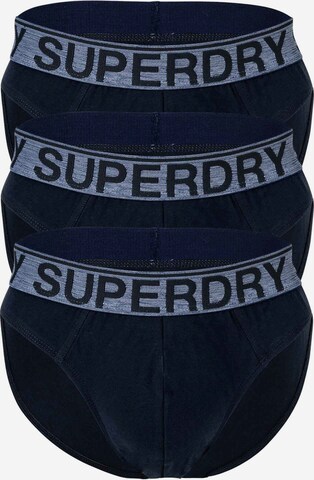 Slip Superdry en bleu : devant