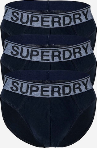 Slip Superdry en bleu : devant