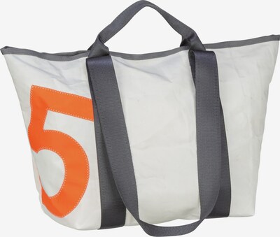 360 Grad Cabas 'Schlepper Mini' en anthracite / orange / blanc, Vue avec produit