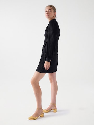 Robe-chemise Salsa Jeans en noir