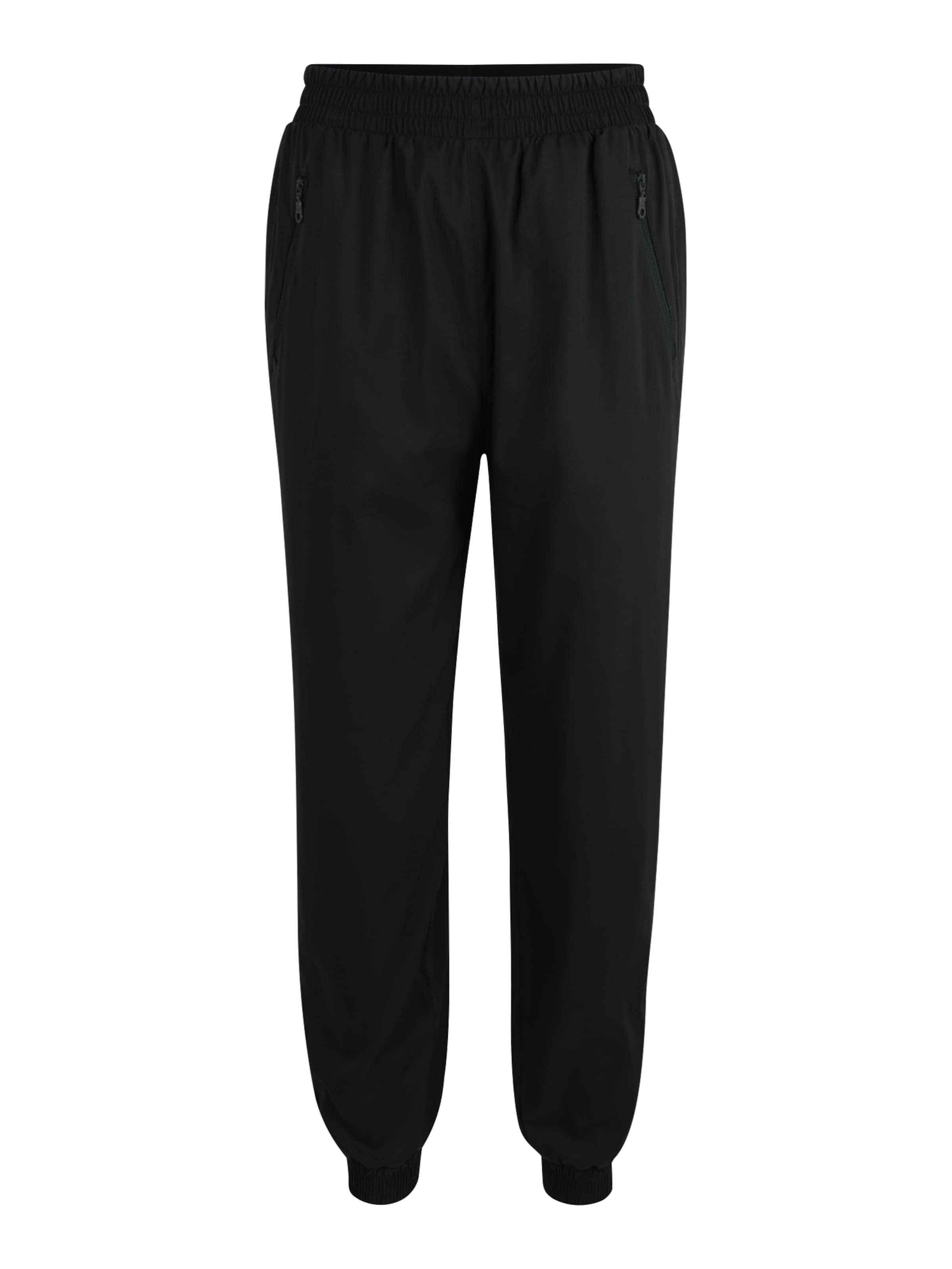 Girlfriend Collective Tapered Sporthose 'SUMMIT' in Schwarz: Vorderseite