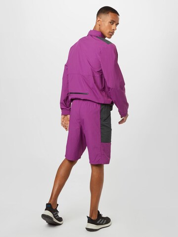 OAKLEY Regular Workout Pants in Purple