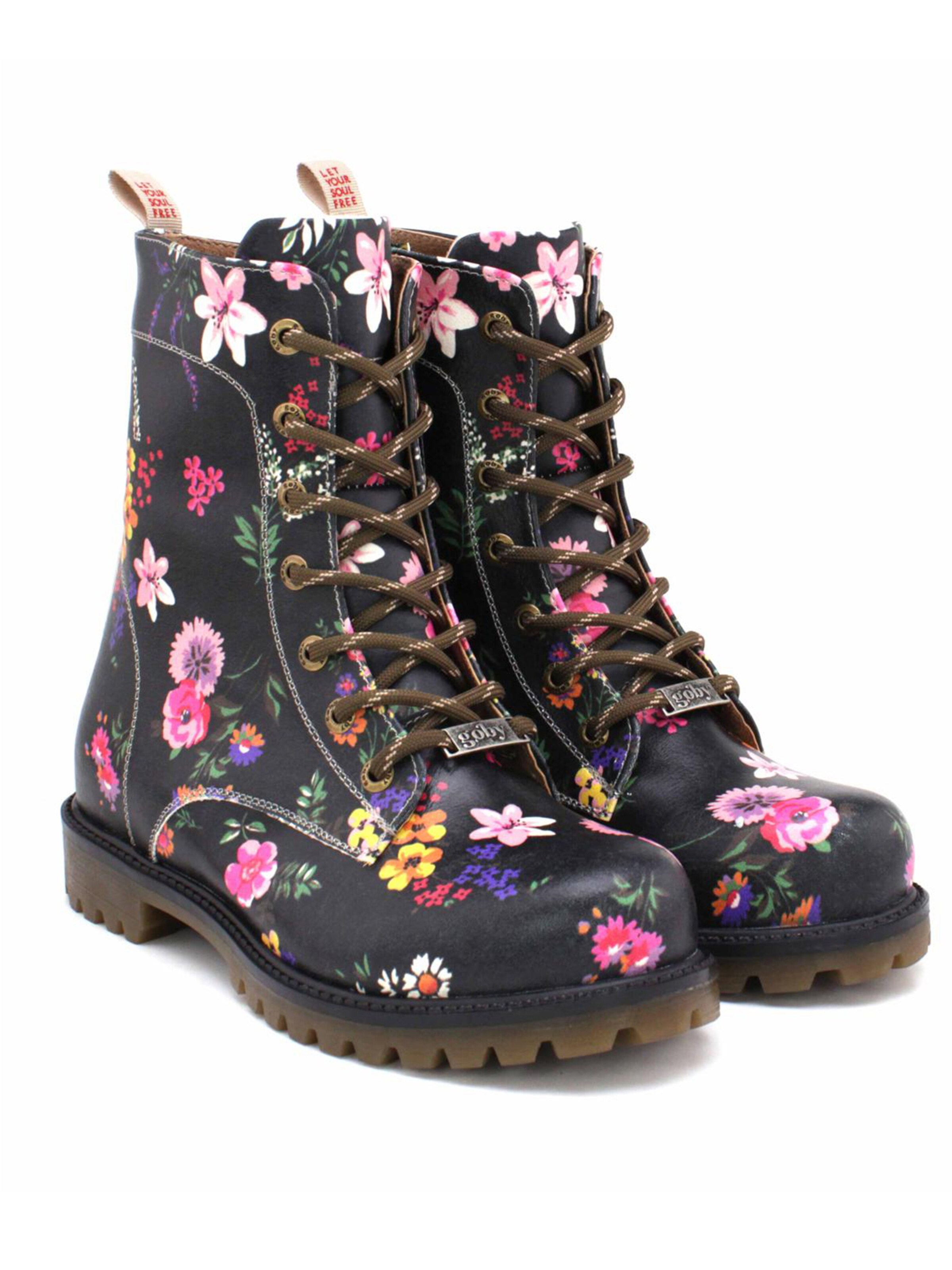 Goby - Botas con cordones 'Women's shoes Goby Ankle boots WMAT136' en negro