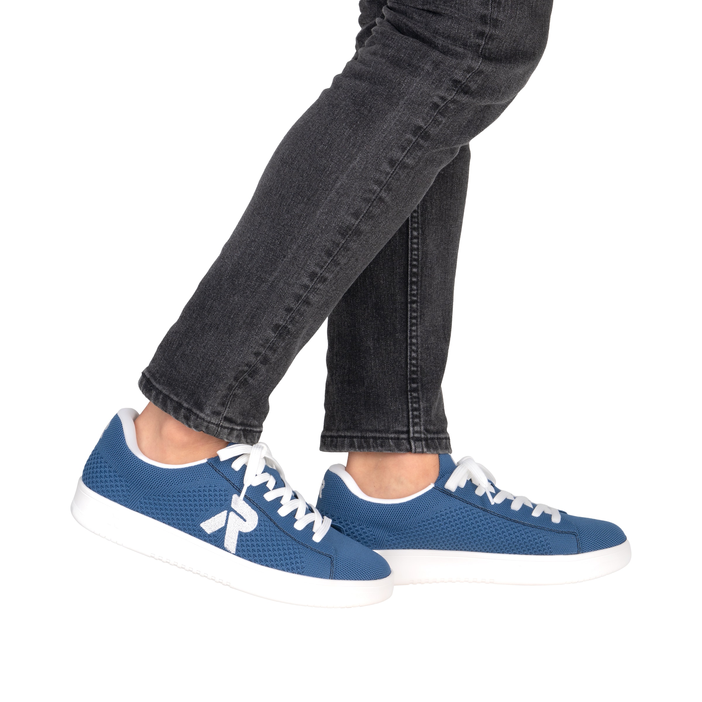 Rieker Sport - Zapatillas deportivas bajas 'U1904' en azul: frente