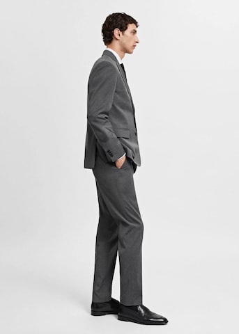 MANGO MAN Slim fit Suit Jacket 'Brasilia' in Grey