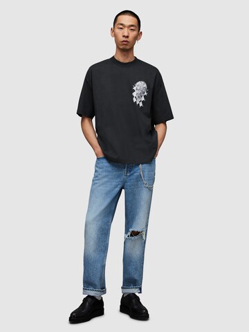 AllSaints Tričko 'GRID' – černá