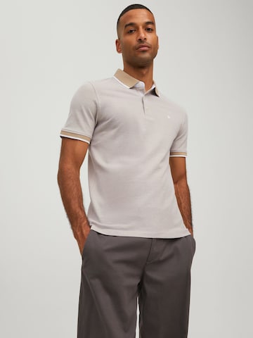 JACK & JONES Poloshirt 'JJEPaulos' in Beige: Vorderseite