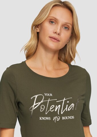 T-shirt s.Oliver en vert