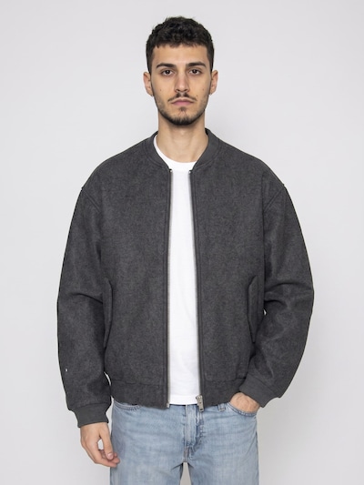 Only & Sons Between-Season Jacket 'Worf Life Bomber Jacket OTW -- Dark Grey Melange Men's Jacket ONLY &amp; SONS' in S in Grey, Item view
