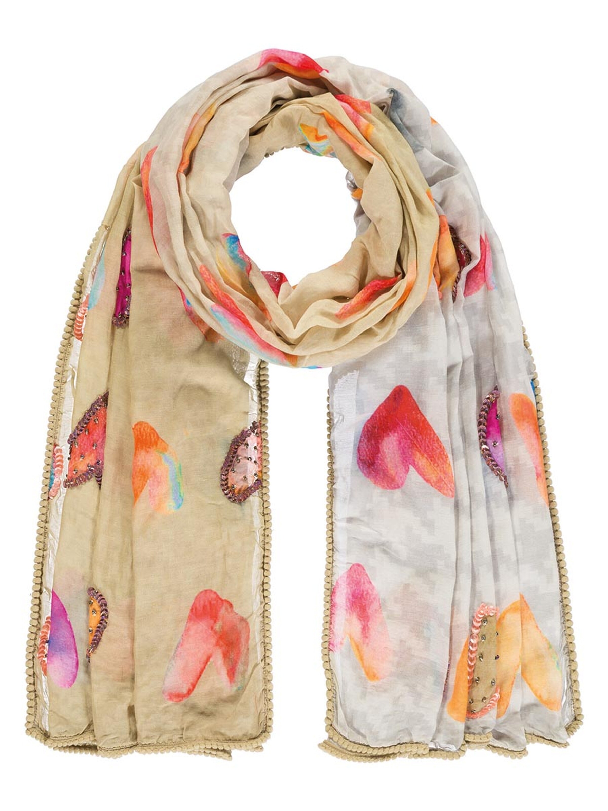 Passigatti Tuch‌‌‌‌‌‌ in Beige: Vorderseite