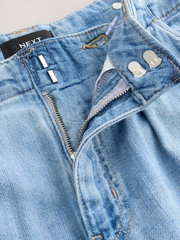 Wide Leg Jean à pince Next en bleu