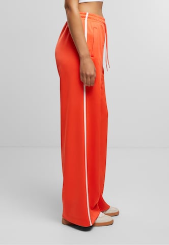 Wide Leg Pantalon Urban Classics en rouge