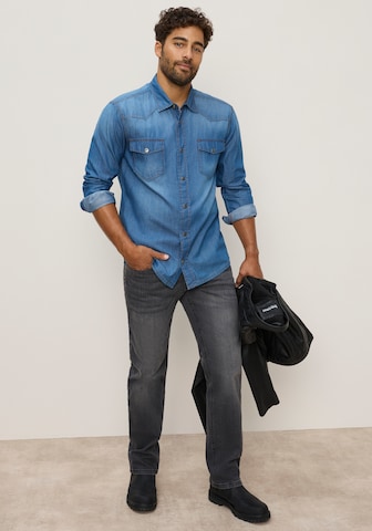 ARIZONA Regular fit Button Up Shirt in Blue