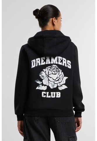 Giacca di felpa 'Romantic Dreamers' di Miss Tee in nero