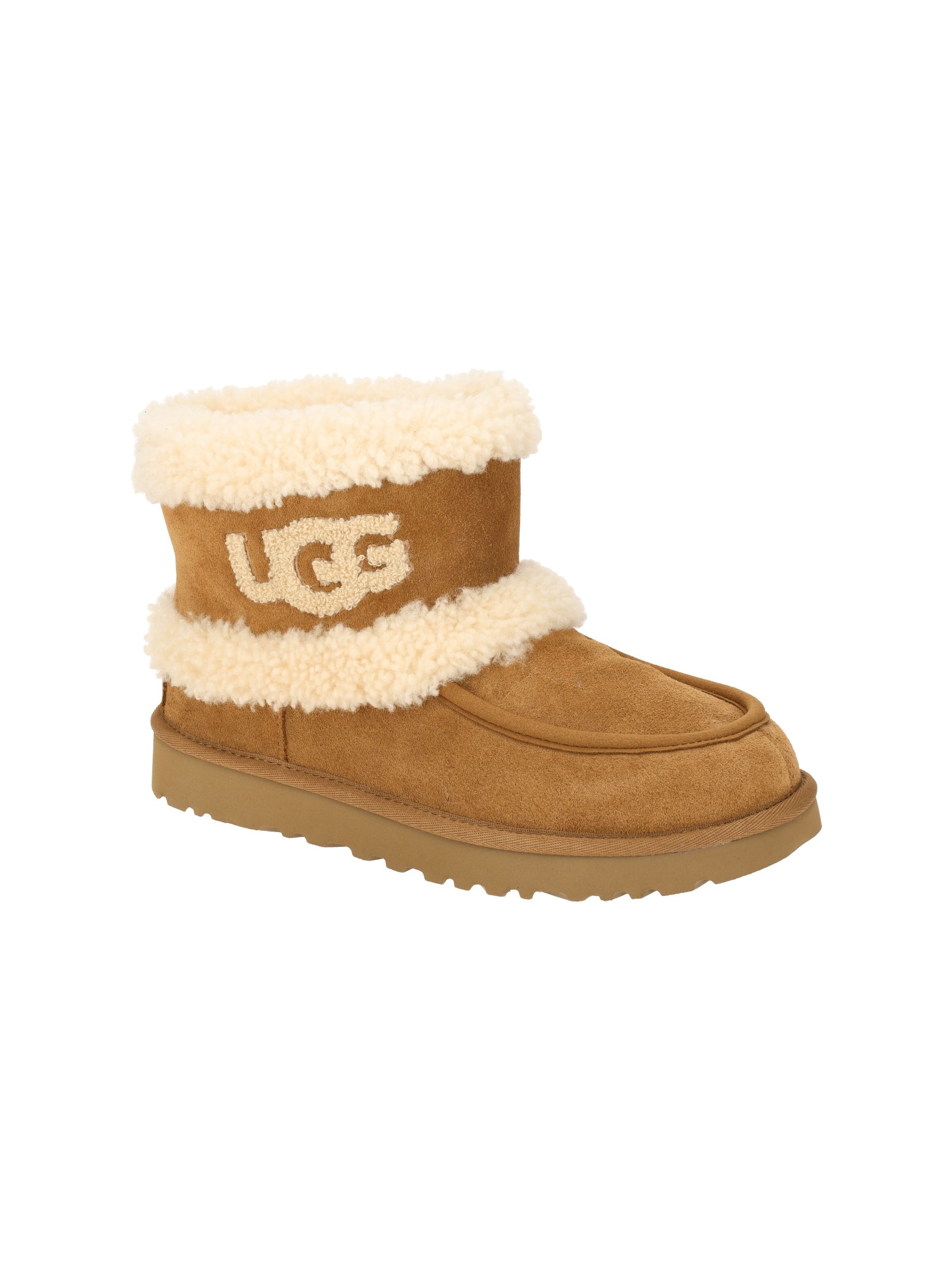 UGG Boots 'FLUFF'‌‌‌‌‌‌‌‌ in Braun: Vorderseite