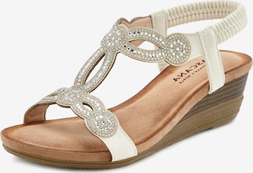 LASCANA Sandals in White: front