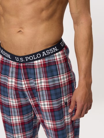 U.S. POLO ASSN. Pyjamahousut 'Charly' värissä sininen