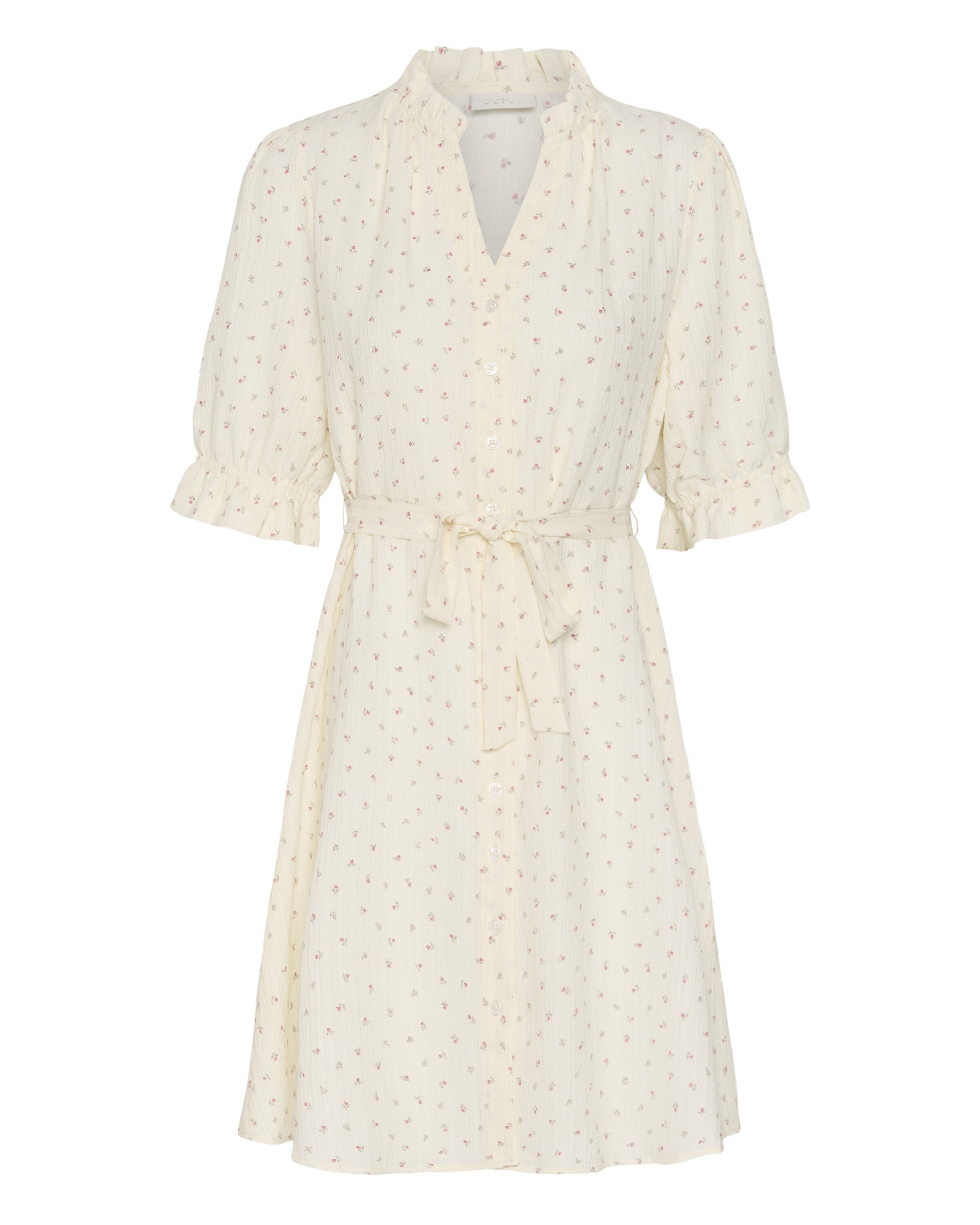 Kaffe Robe 'Agitta' en rouge / blanc, Vue avec produit