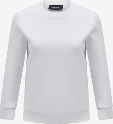 Sweat-shirt PEAK PERFORMANCE en blanc : devant