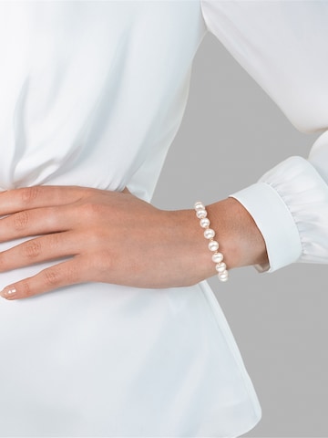 Valero Pearls Armband in Weiß: Vorderseite