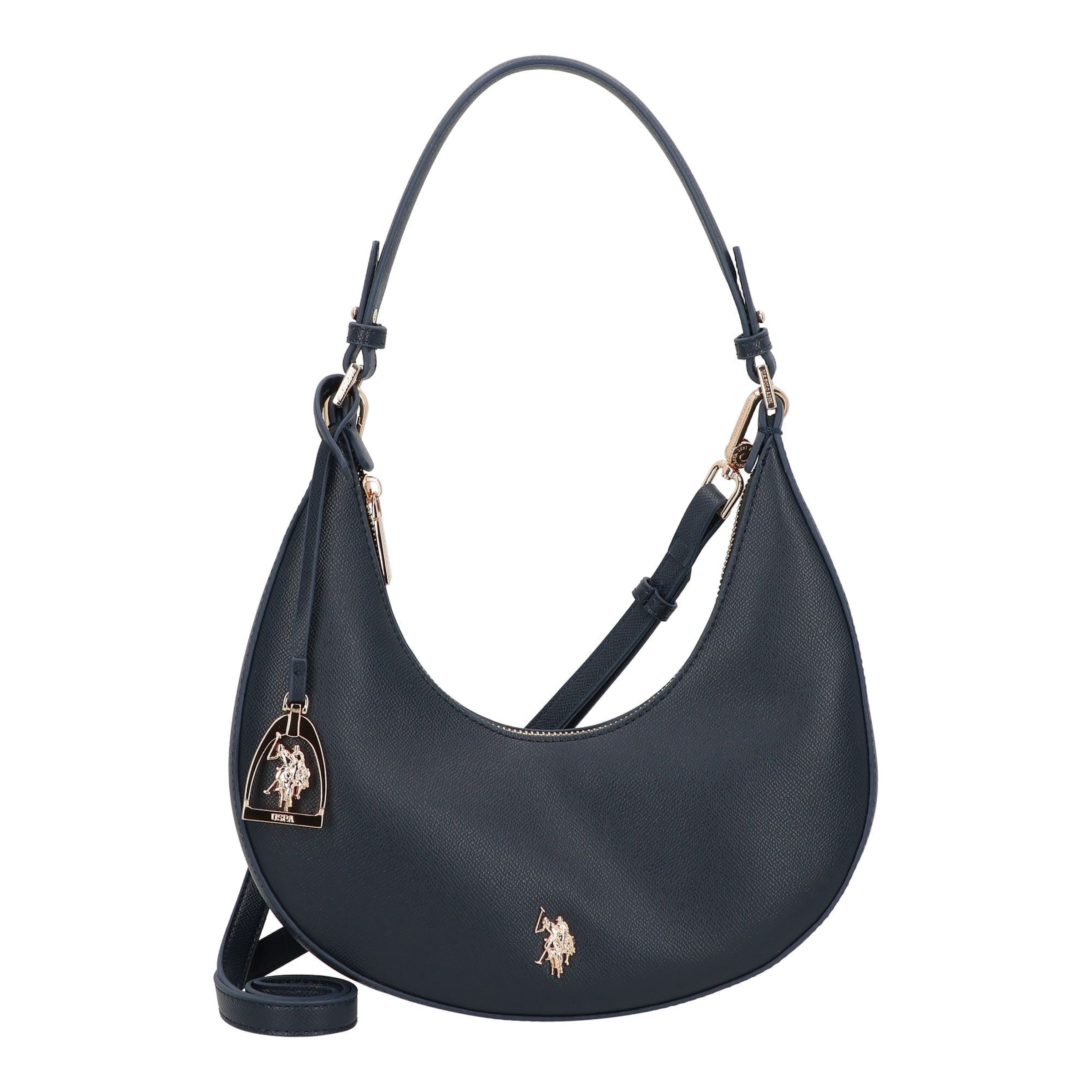 U.S. POLO ASSN. Schoudertas in Blauw: voorkant