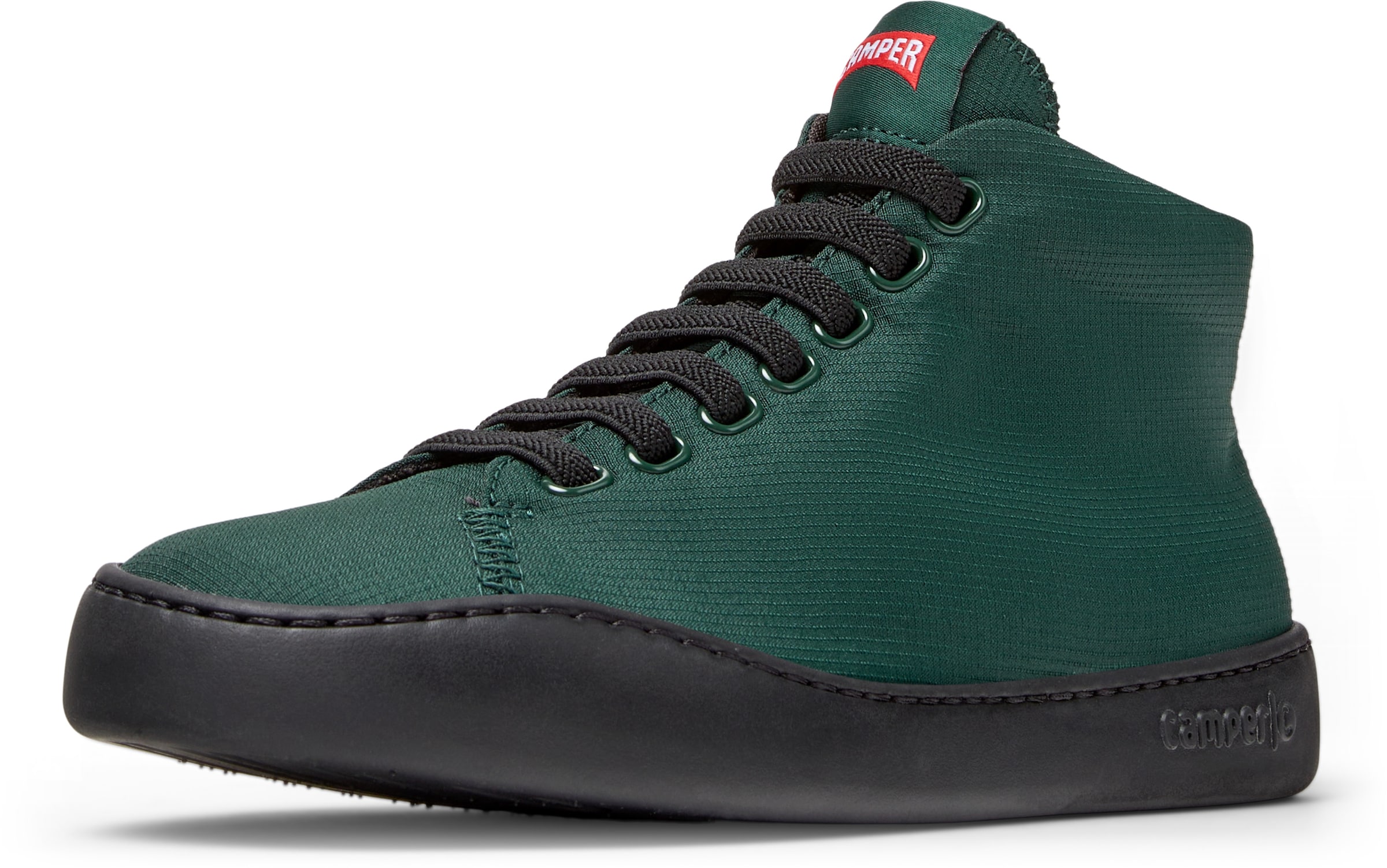 CAMPER High-top trainers 'Peu Touring' in Green: front