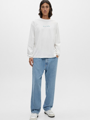 Pull&Bear Loosefit Jeans i blå: forside