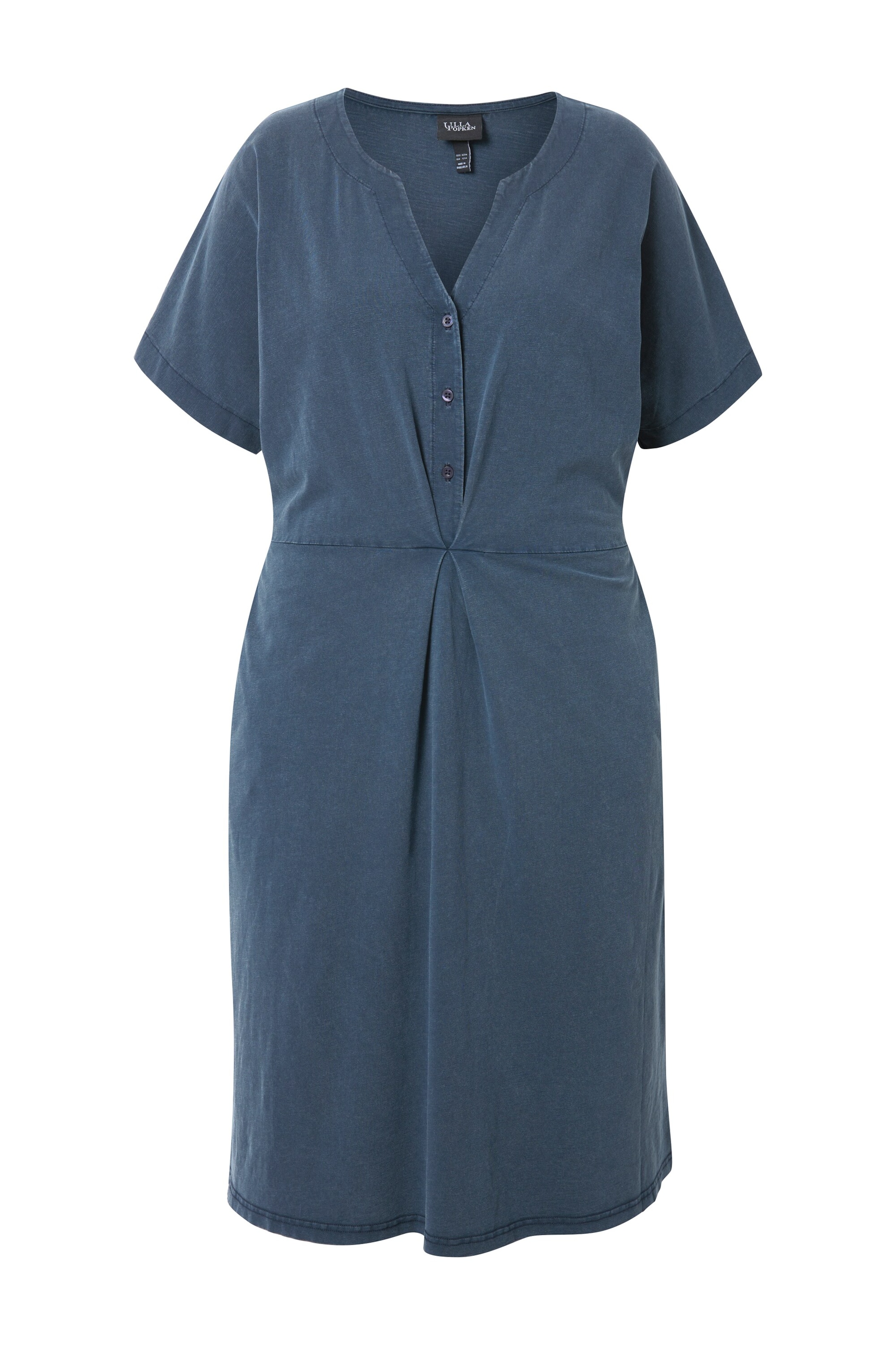 Ulla Popken Jurk in Blauw: voorkant