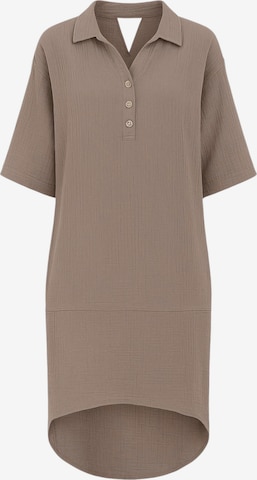 WENOR Blusenkleid 'Mira' in Beige: Vorderseite