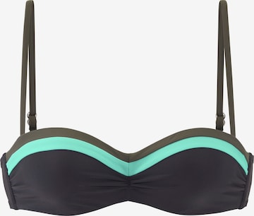 s.OliverBandeau Bikini gornji dio - siva boja: prednji dio