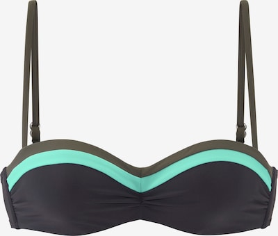 s.Oliver Bikini gornji dio u antracit siva / menta, Pregled proizvoda