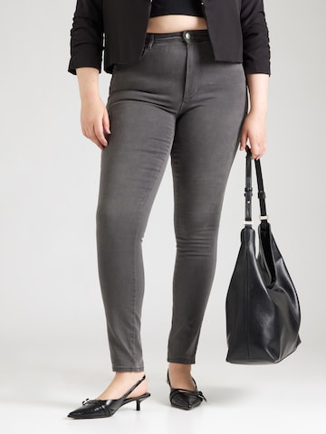 Slimfit Jeans 'CARRAY' de la ONLY Carmakoma pe gri: față