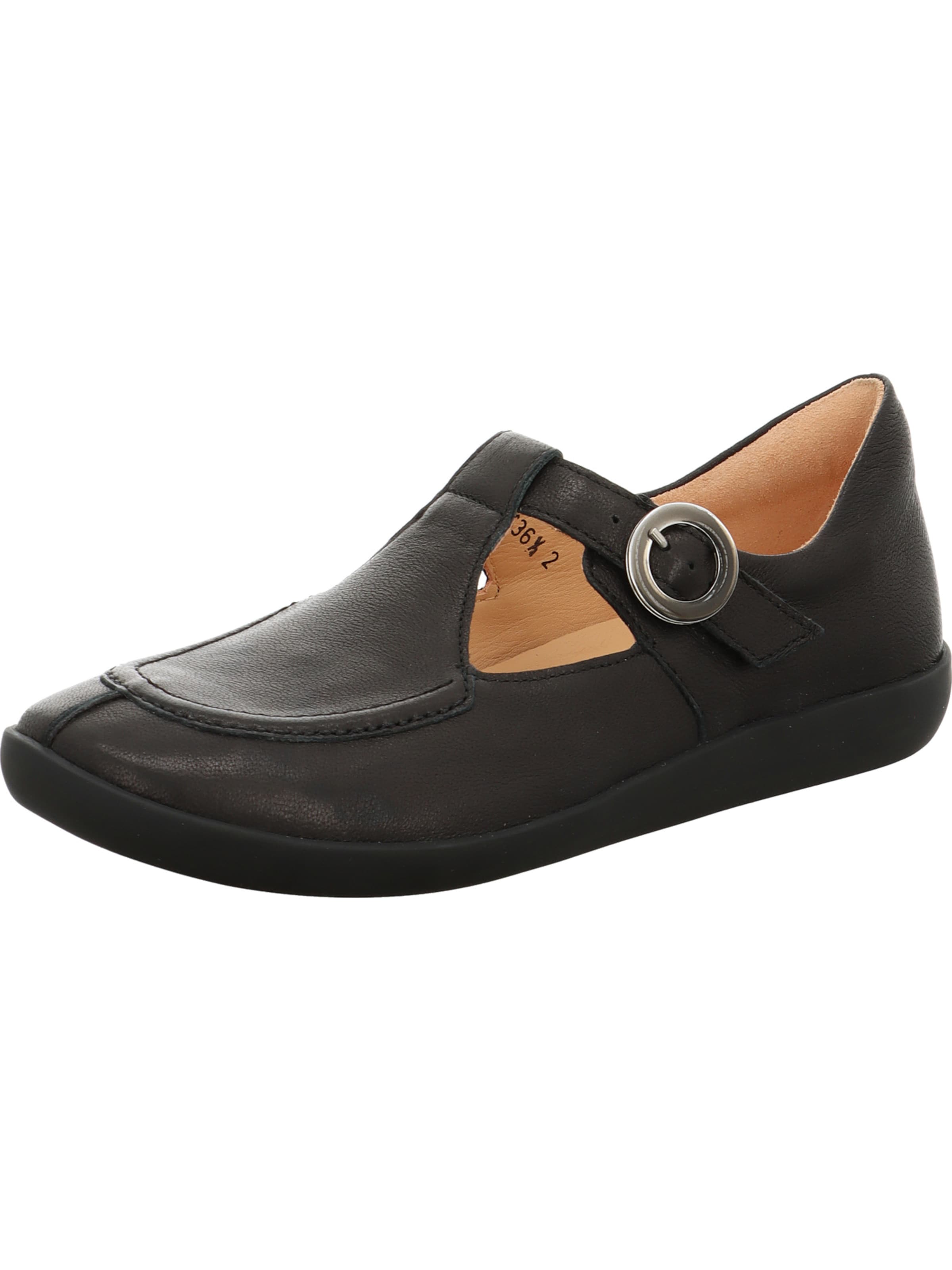 THINK! Ballerina 'Nature' in Schwarz: Vorderseite