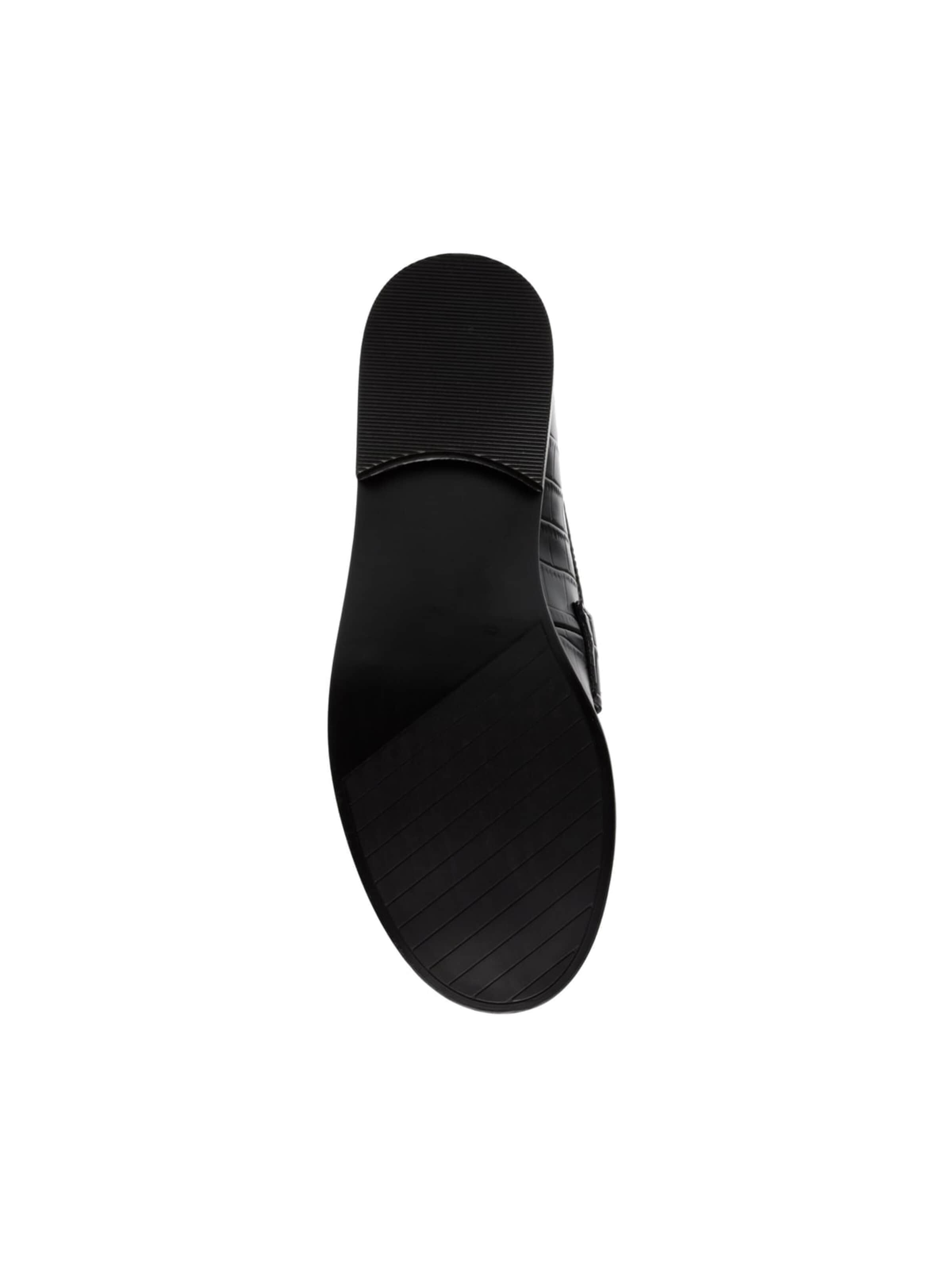 Mocassino 'Harlem Black Croco Shoes' di STEVE MADDEN in nero