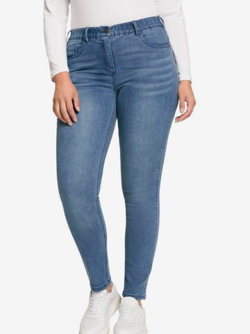 Ulla Popken Slimfit Jeans 'Sarah' in Blau: predná strana